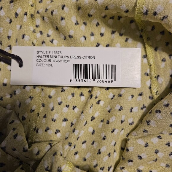 ROLLA'S Light Yellow Halter Backless Dress - Picture 8 of 15